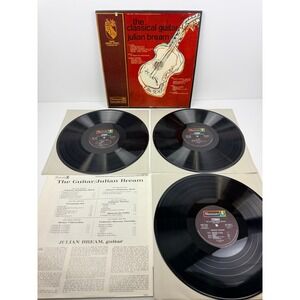 Julian Bream The Classical Guitar 3 LP Box Set Westminster Library WMS-1029 -BF